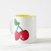 Tasse 2 Couleurs 2 cerises (Devant gauche)