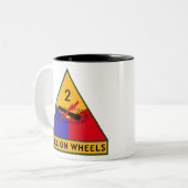 Tasse 2 Couleurs 2nd Armored Division (Devant gauche)