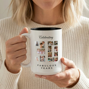 Tasse 2 Couleurs 30e anniversaire de naissance ou de mariage