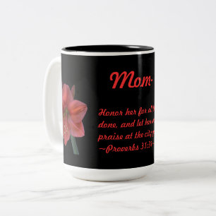 Tasse 2 Couleurs 31:31 de proverbes d'amaryllis