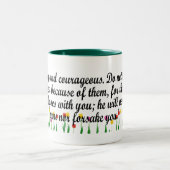 Tasse 2 Couleurs 31:6 de Deuteronomy (Centre)