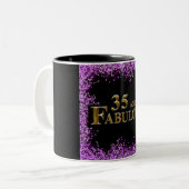 Tasse 2 Couleurs 35e anniversaire  (Devant gauche)