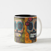 Tasse 2 Couleurs 3 squelettes (Devant droit)
