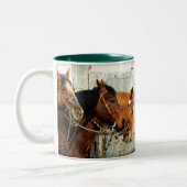 Tasse 2 Couleurs 3 têtes de cheval (Gauche)
