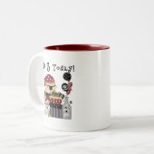 Tasse 2 Couleurs 3e anniversaire Pirate Tshirts et cadeaux (Devant gauche)