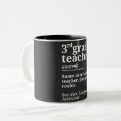 Tasse 2 Couleurs 3rd Grade (Devant gauche)