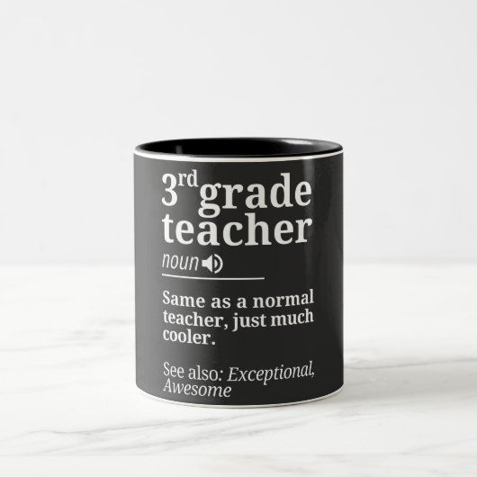 Tasse 2 Couleurs 3rd Grade (Centre)