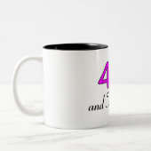 Tasse 2 Couleurs 40 et rose fabuleux (Gauche)