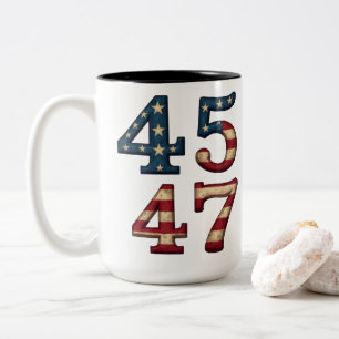 Tasse 2 Couleurs 45-47 président trump
