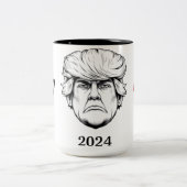 Tasse 2 Couleurs 45 47 Trump 2024 (Centre)