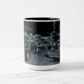Tasse 2 Couleurs 47 Automobile classique (Centre)