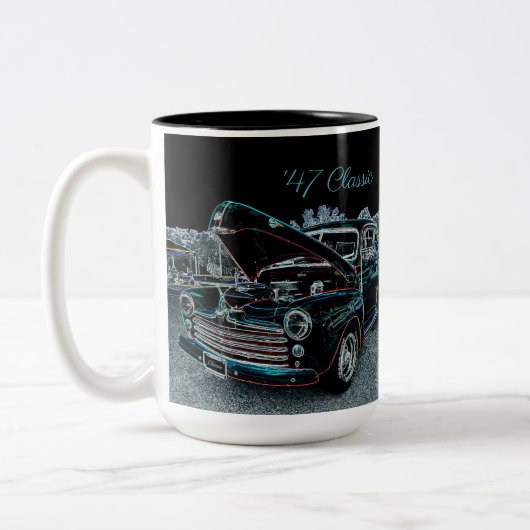 Tasse 2 Couleurs 47 Automobile classique (Gauche)