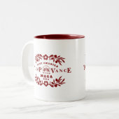 Tasse 2 Couleurs 47 Trump J. D. Vance 2024 (Devant gauche)