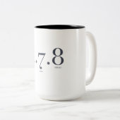 Tasse 2 Couleurs 4 7 8 Technique respiratoire | Méditation (Devant droit)