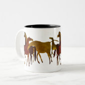 TASSE 2 COULEURS 4-HORSES (Devant gauche)
