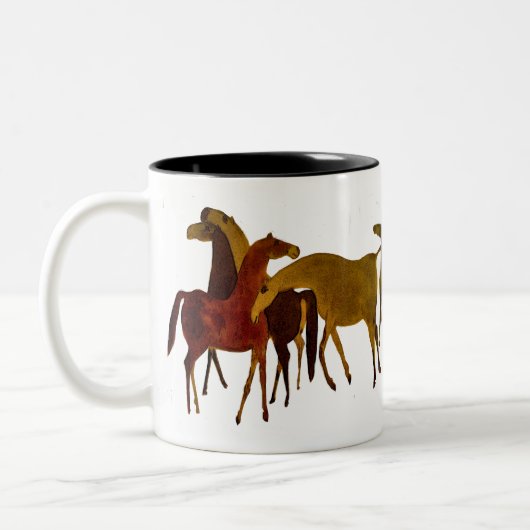 TASSE 2 COULEURS 4-HORSES (Gauche)