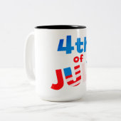 Tasse 2 Couleurs 4 juillet, (Devant gauche)