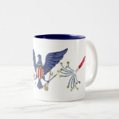 Tasse 2 Couleurs 4 juillet Aigle (Devant droit)