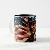 Tasse 2 Couleurs 4 juillet – Esprit d'indépendance (Devant gauche)