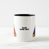 Tasse 2 Couleurs 4e division blindée "Nom Suffisant" (Centre)