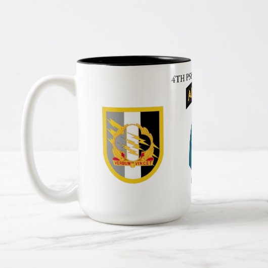 TASSE 2 COULEURS 4E GROUPE PSYOPS (ABN)  (Gauche)