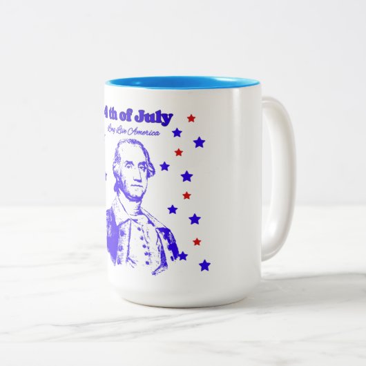 Tasse 2 Couleurs 4th of July (Devant droit)