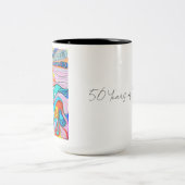 Tasse 2 Couleurs 50 Ans de bord de mer (Centre)