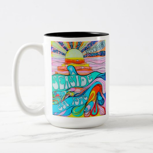 Tasse 2 Couleurs 50 Ans de bord de mer (Gauche)