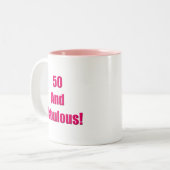 Tasse 2 Couleurs 50 et fabuleux (Devant gauche)