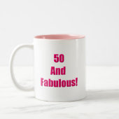 Tasse 2 Couleurs 50 et fabuleux (Gauche)