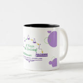 Tasse 2 Couleurs 50e anniversaire de NAOSMM (Devant droit)