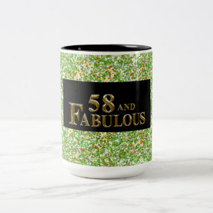 Tasse 2 Couleurs 58e anniversaire