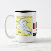 TASSE 2 COULEURS 5 ÉTOILES DE CAMPAGNE VÉTÉRAN IRAKIEN (Gauche)