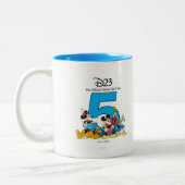 Tasse 2 Couleurs 5e anniversaire (Gauche)