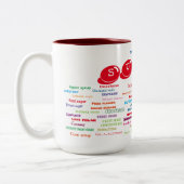 Tasse 2 Couleurs 60 noms de sucre (Gauche)