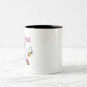 Tasse 2 Couleurs 60e anniversaire Unicorn (Centre)