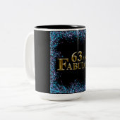 Tasse 2 Couleurs 63e anniversaire (Devant gauche)