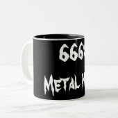 Tasse 2 Couleurs 666%Tête métallique (Devant gauche)