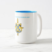 TASSE 2 COULEURS 66E BRIGADE DE RENSEIGNEMENT MILITAIRE (Devant droit)