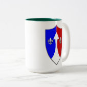 Tasse 2 Couleurs 72e Bataillon d'Ordnance (Devant droit)