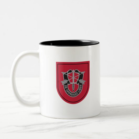 Tasse 2 Couleurs 7e Groupe des forces spéciales (7e SFG) (Gauche)