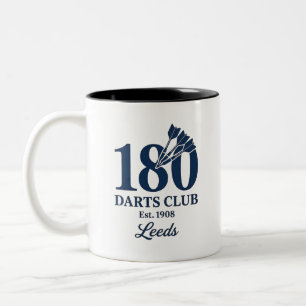 Tasse 2 Couleurs 80 Darts Club Leeds depuis 1908