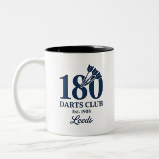 Tasse 2 Couleurs 80 Darts Club Leeds depuis 1908