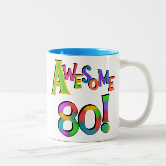 Tasse 2 Couleurs 80 T-shirts et cadeaux impressionnants (Droit)