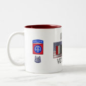Tasse 2 Couleurs 82e division aéroportée Iraq Vétéran (Gauche)