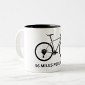 Tasse 2 Couleurs 86 Miles Par Burrito (Devant gauche)