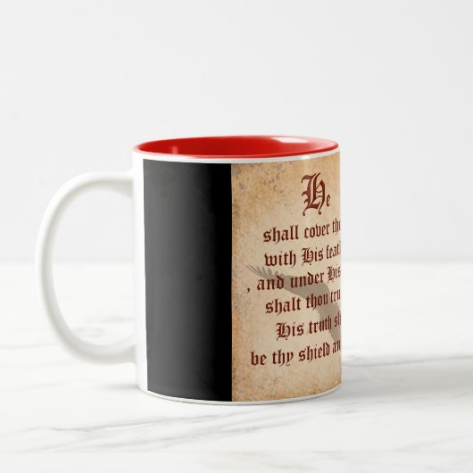 Tasse 2 Couleurs 91:4 de psaumes (Gauche)