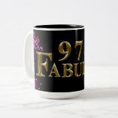 Tasse 2 Couleurs 97e anniversaire  (Devant gauche)
