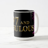 Tasse 2 Couleurs 97e anniversaire  (Devant droit)