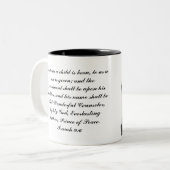 Tasse 2 Couleurs 9:6 d'Isaïe de Nativity/ (Devant gauche)